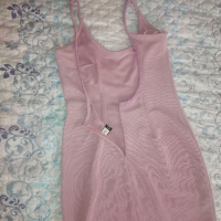 Дълга лилава рокля с мъниста, снимка 5 - Рокли - 36124928