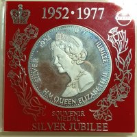 Английски юбилеен медал- 35 лв, снимка 1 - Антикварни и старинни предмети - 41456705