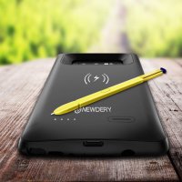 NEWDERY Кейс с Батерия 5000 mAh за Samsung Galaxy Note 9/Qi Безжично зареждане/повдигната рамка/TPU, снимка 3 - Калъфи, кейсове - 41059454