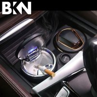 Пепелник за кола, бездимен с капак , син LED-сив, снимка 10 - Аксесоари и консумативи - 40423231
