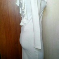 Разкошна бяла рокля 🍀❤XS,S,M❤🍀арт.4056, снимка 3 - Рокли - 35864242
