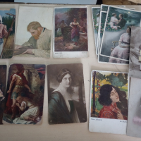 Стари колекционерски пощенски картички (около 1915-1920 г.), снимка 5 - Антикварни и старинни предмети - 44584458
