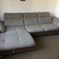 Ъглов диван с ракла, снимка 1 - Дивани и мека мебел - 36013667