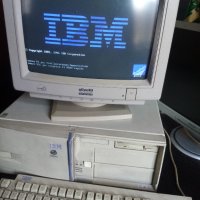  IBM Pentium 200MHz с CRT Монитор стар ретро компютър , снимка 1 - Работни компютри - 41562069