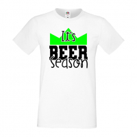 Мъжка тениска It's Beer Season 2,Бира,Бирфест,Beerfest,Подарък,Изненада,Рожден Ден, снимка 2 - Тениски - 36378343
