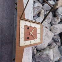 Стар каминен часовник, Ретро арт винтидж, made in GERMANY, снимка 3 - Антикварни и старинни предмети - 35932542