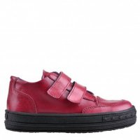 Намалена цена !!! Детски обувки Ривал естествена кожа в цвят малина 31/35, снимка 1 - Детски обувки - 35845698