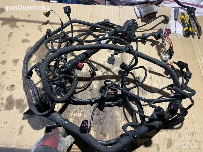 Ел.Инсталация Окабеляване Двигател 7P5971610H Porsche Cayenne 3.0D 92A/EG22/2012, снимка 1