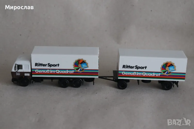 HERPA  1:87 H0 MERCEDES BENZ КАМИОН TIR МОДЕЛ КОЛИЧКА, снимка 1