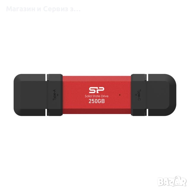 Външен SSD Silicon Power DS72 Red - 250GB, снимка 1