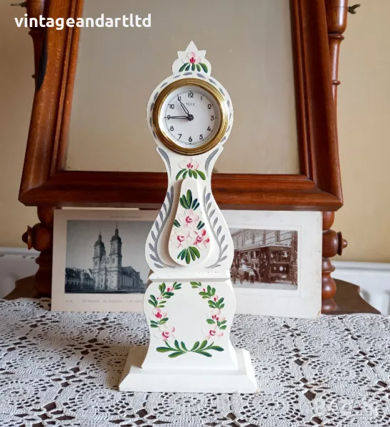 Каминен часовник Teco, Скандинавия, работи, снимка 1