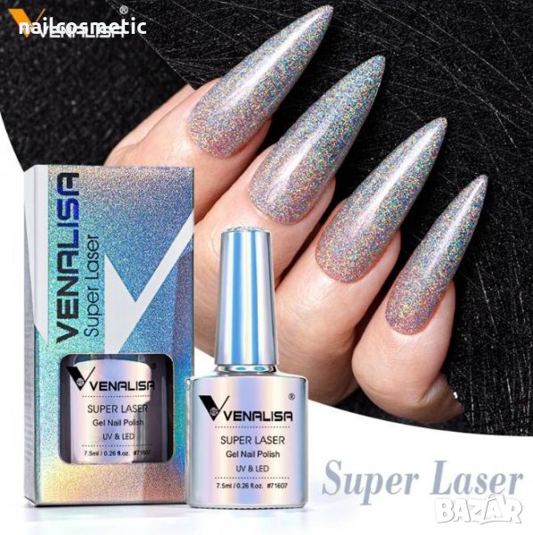 VENALISA SUPER LASER UV&LED ГЕЛ ЛАК С ЛАЗЕР ЕФЕКТ, снимка 1
