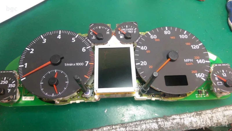 Ремонтен К-т Липсващи Цифри на ТАБЛО КИЛОМЕТРАЖ AUDI A4 1996 1997 1998 PIXEL РЕМОНТ MID Радио АУДИ , снимка 1