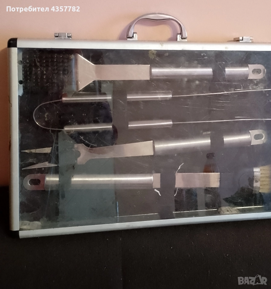 Комплект за барбекю в куфар , снимка 1