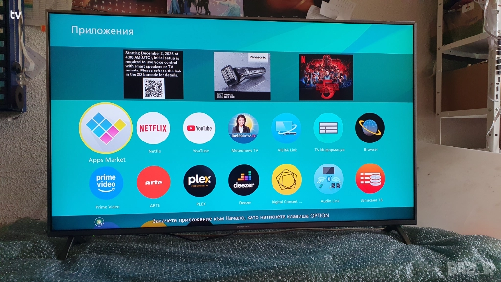 Panasonic 49 инча Панасоник 4K LED Smart HDR WiFi смарт лед, снимка 1