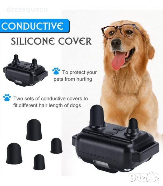 3160 Електронен нашийник за куче водоустойчив потопяем с обхват до 800 м., снимка 1