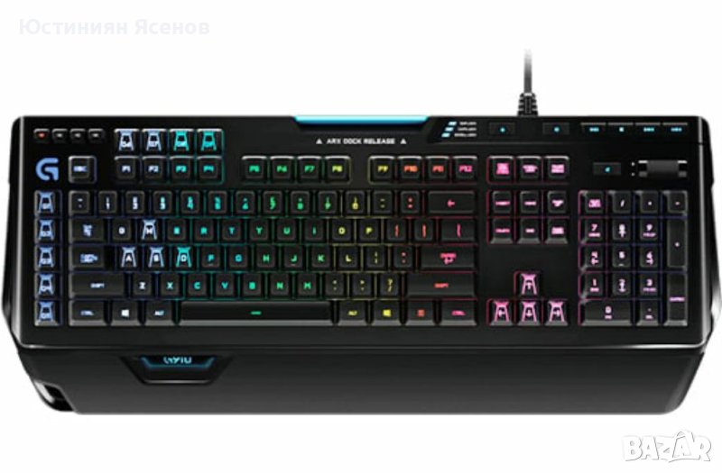 Клавиатура Logitech G G910 Orion Spectrum, Жичен, USB, Механичен, RGB QWERTZ (немска подредба) , снимка 1