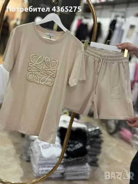 висок клас дамски летни къси комплекти, снимка 1
