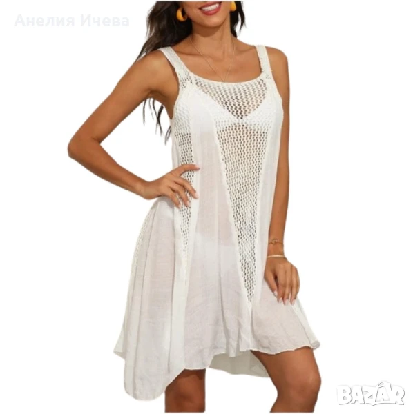Плажна туника -рокля на една кука , снимка 1