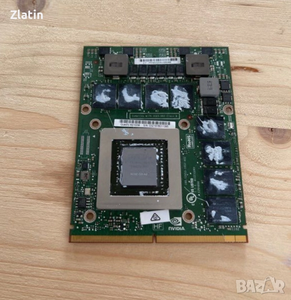 NVIDIA Quadro K4100M (4 GB) - видео карта за лаптоп, снимка 1