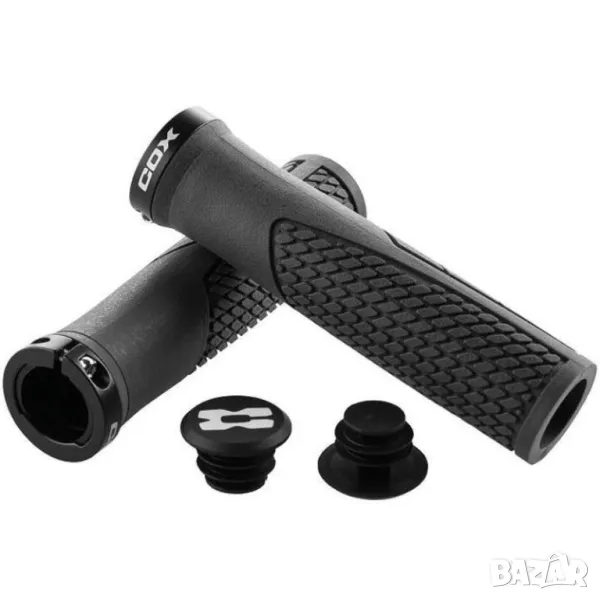 Ергономични И Сигурни Двукомпонентни Ръкохватки За Велосипед Cox Gear1 Lock Със Заключващи Пръстени, снимка 1