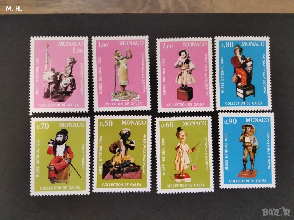 Пощенски марки Монако 1983, снимка 1