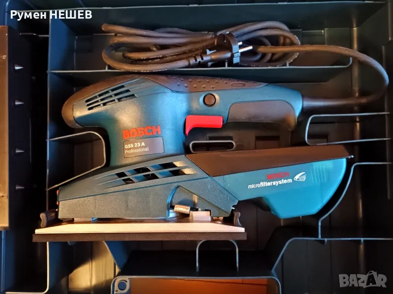 Виброшлайф Bosch Professional GSS 23 A, 190 W, 230 V, 12 000 об/мин, снимка 1