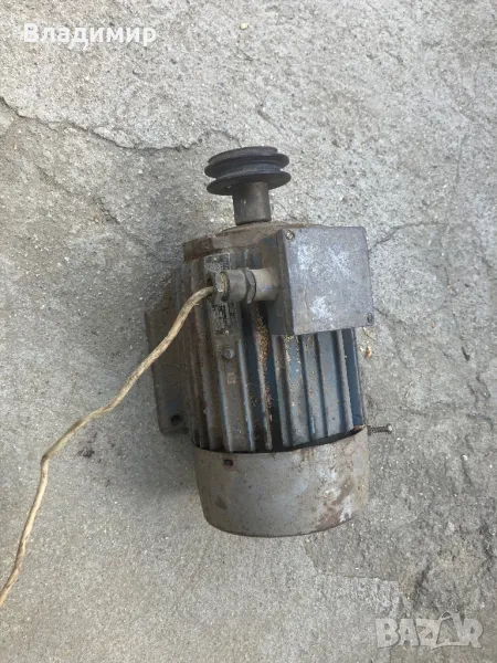 Електродвигател Елпром 2.2 kw трифазен, преправен на монофазен, снимка 1