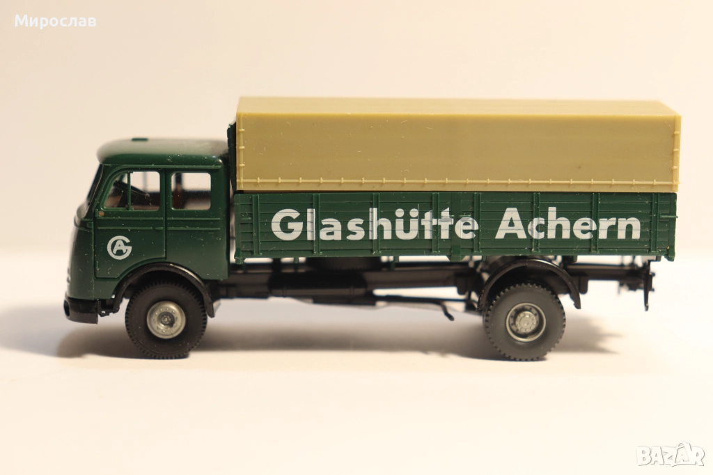 BREKINA H0 1/87 MERCEDES BENZ КОЛИЧКА КАМИОН МОДЕЛ, снимка 1