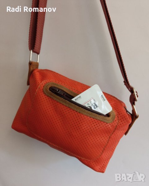 Дамска кожена чанта, естествена кожа, чанта за рамо, диагоналка, ежедневна чанта, , снимка 1