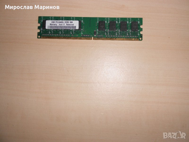 618.Ram DDR2 800 MHz,PC2-6400,2Gb.Spd.НОВ, снимка 1