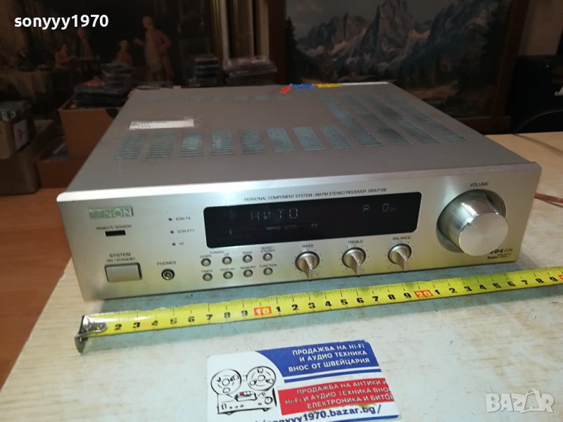 denon DRA-F100 GOLD receiver-внос germany 2210231108, снимка 1