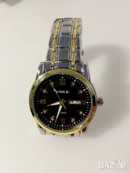 Нов кварцов мъжки часовник, снимка 1