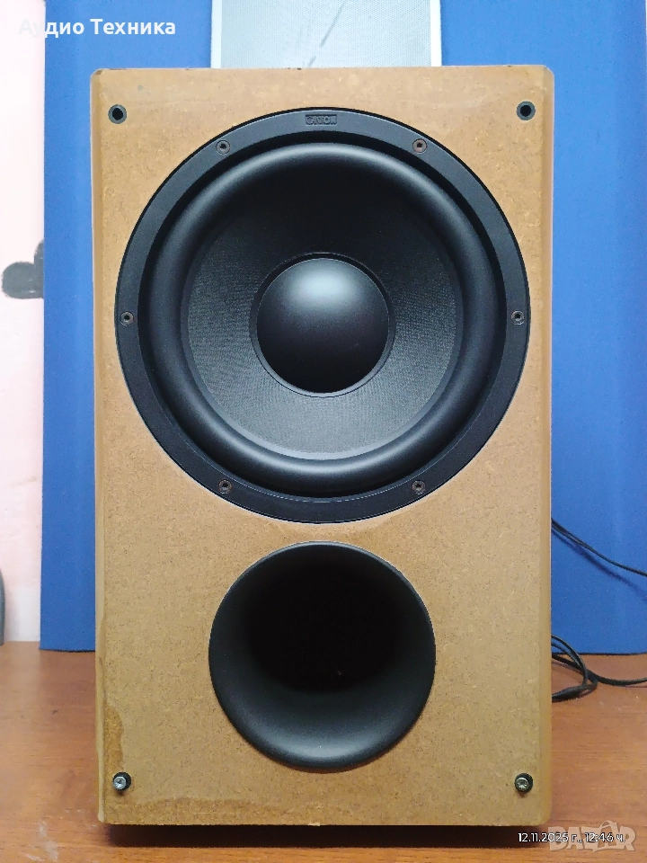 Активен 10 инчов субуфер CANTON AS 25 SC. Страхотен бас! , снимка 1