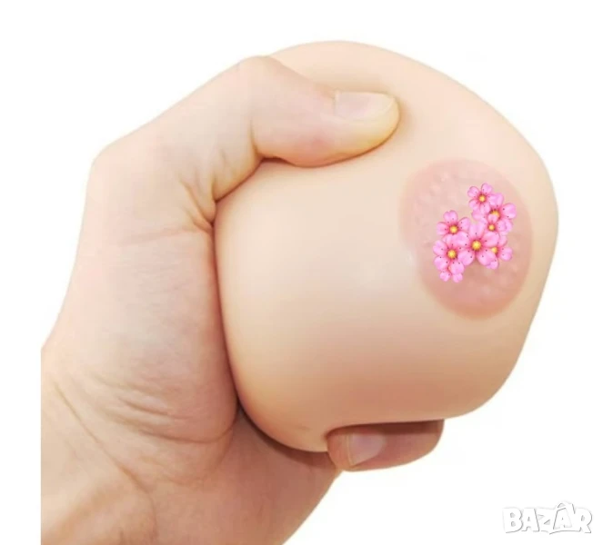 Освободи напрежението с тази малка силиконова наслада женска гръд еротика 18+, снимка 1