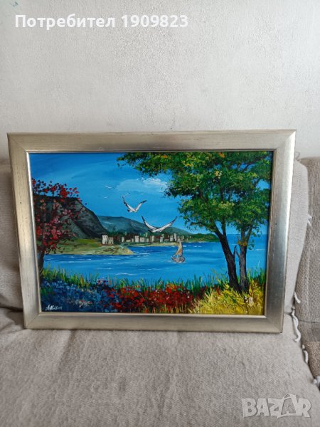 Стара маслена картина, снимка 1