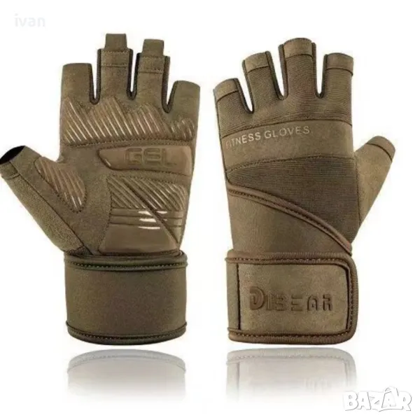 Фитнес, гел ръкавици със стабилизатор на китката , снимка 1
