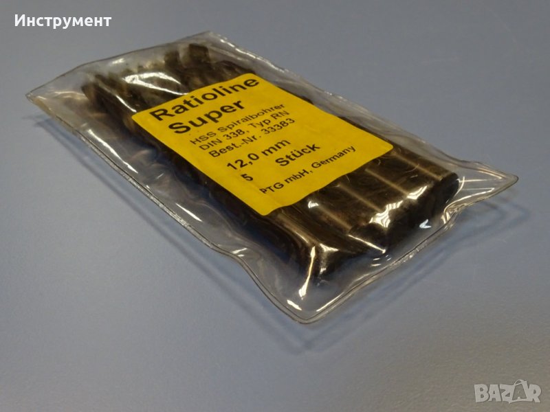 свердло за метал ф12mm Ratioline Super HSS typ RN, снимка 1