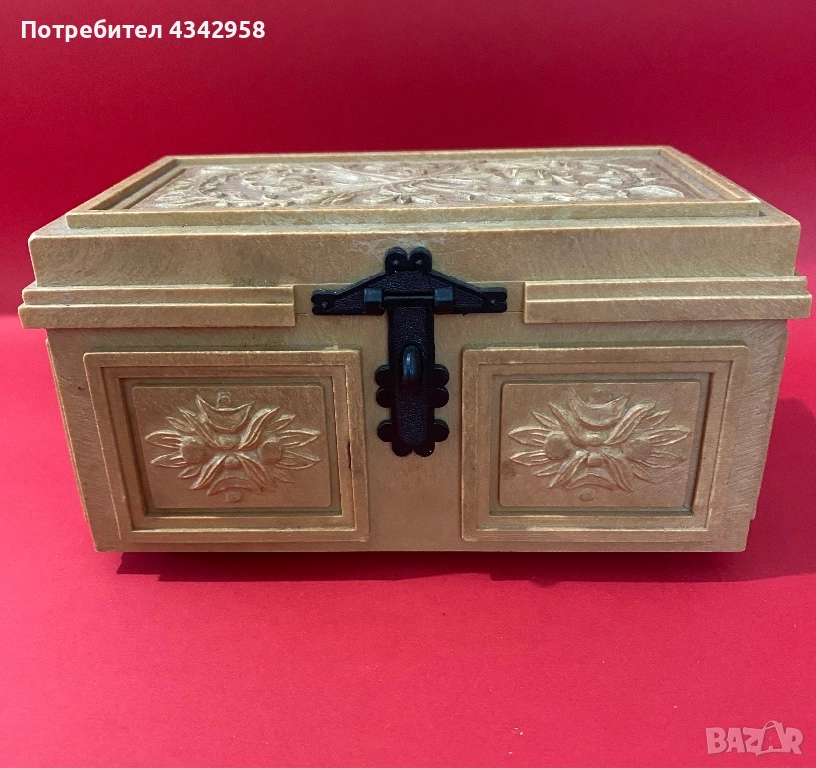 SMER. Винтидж . Пластмасов сандък - касичка.1970-1990г., снимка 1