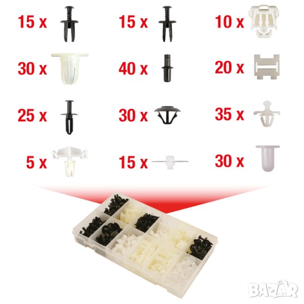 Mercedes комплект щипки за кори/тапицерия Мерцедес, снимка 1