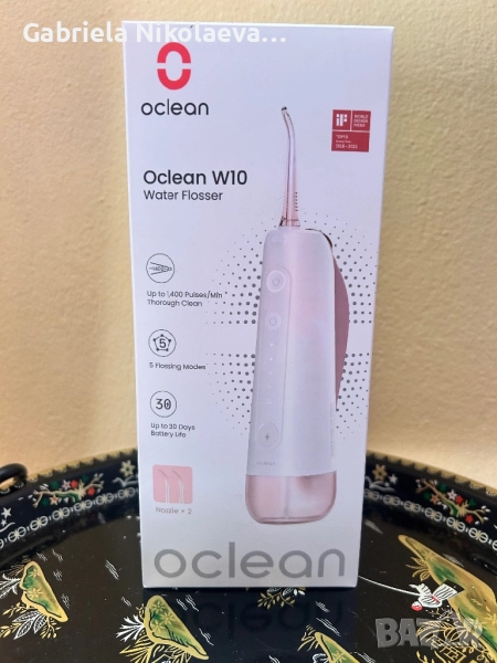 Зъбен душ Oclean W10, снимка 1