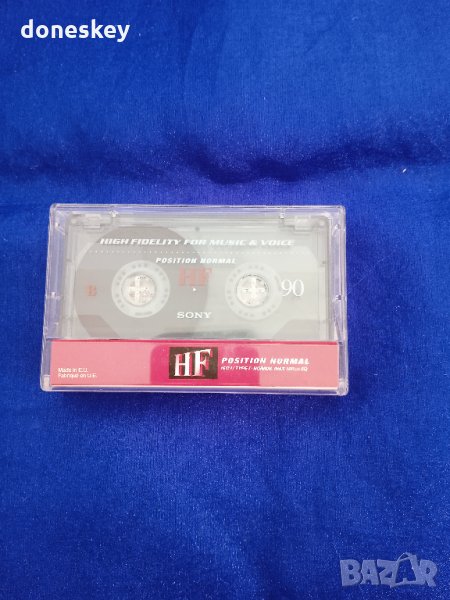 Аудиокасета SONY HF ‘90 min, разпечатана, снимка 1