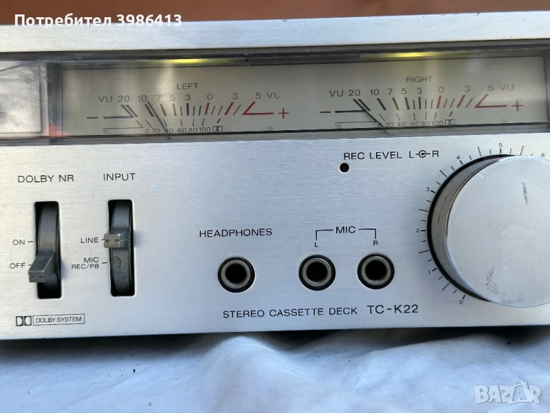 Дек SONY TC-K22, снимка 1