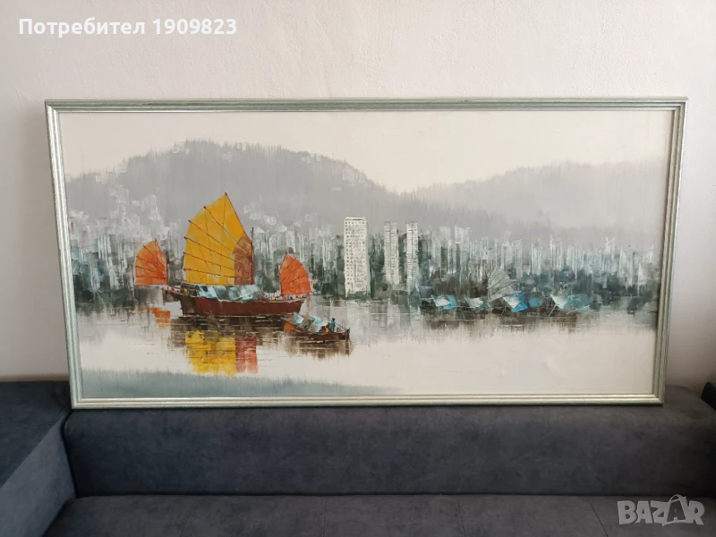 Голяма маслена картина , снимка 1