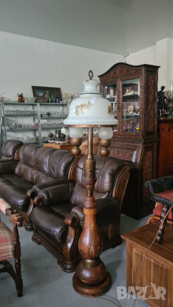 масивен уникален лампион -полилей, снимка 1