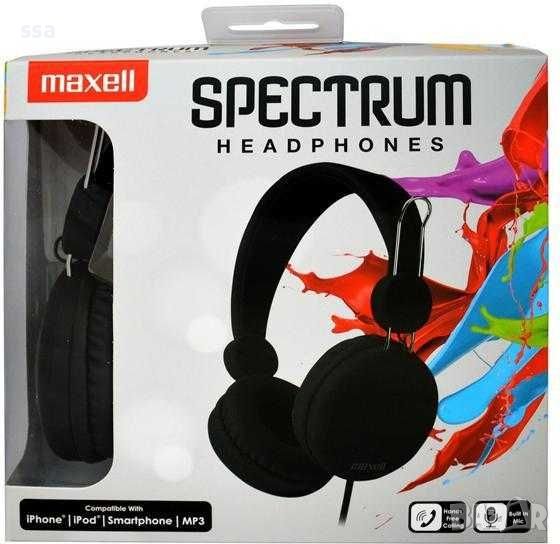 MAXELL HP SPECTRUM SMS-10S Слушалки с микрофон, снимка 1
