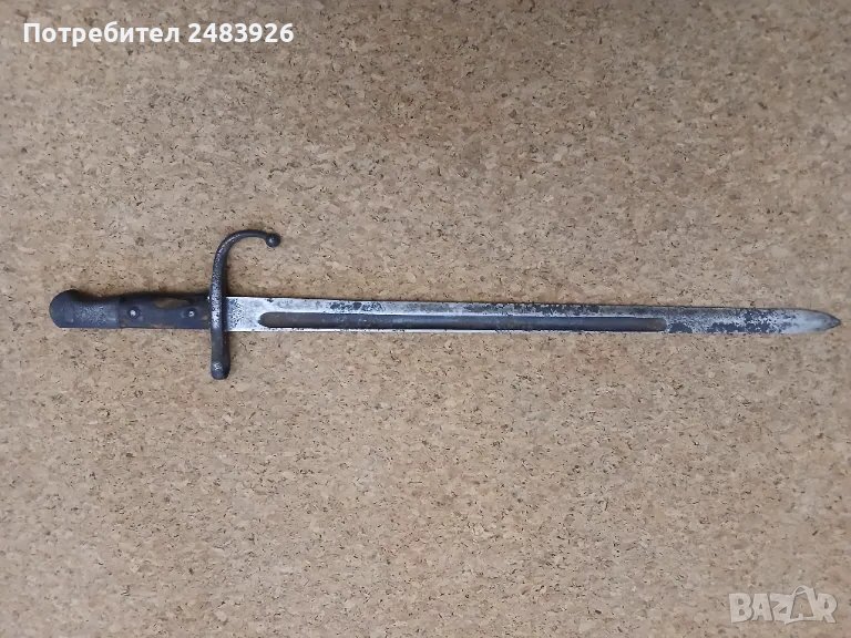 Турски щик модел 1890  за  пушка  МАУЗЕР , снимка 1