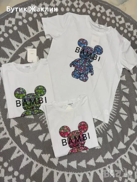 Дамска тениска с мече, снимка 1