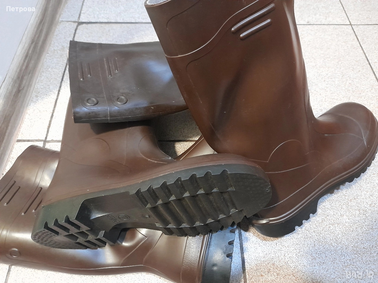 Гумени военни ботуши от соца , снимка 1