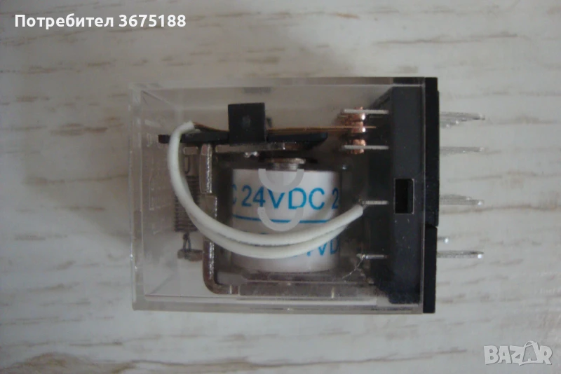 Релета CHiNT JZX - 22F  4Z, бобина 24 VDC , снимка 1